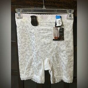 Vintage Sears White Floral Women's Girdle XL